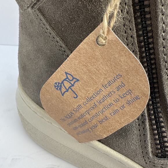 Sofft Aqua Portland Gray Suede Leather Boots Women’s Size 8.5 M Waterproof NWOB - Picture 4 of 10
